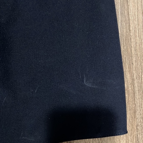 ASOS Design Navy Wrap Tie Dress - Picture 7 of 7